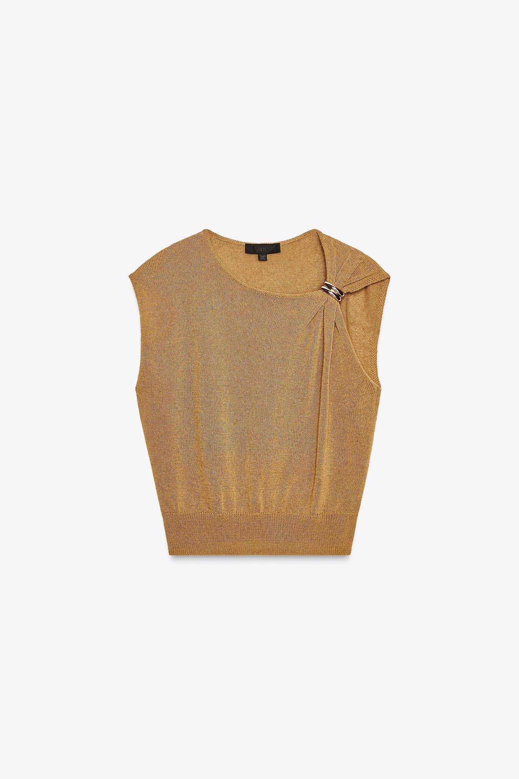 KNIT TRIM TOP Product Image
