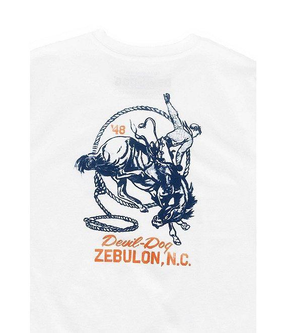 Devil-Dog Dungarees Ropin' Cowboy Graphic T-Shirt Product Image