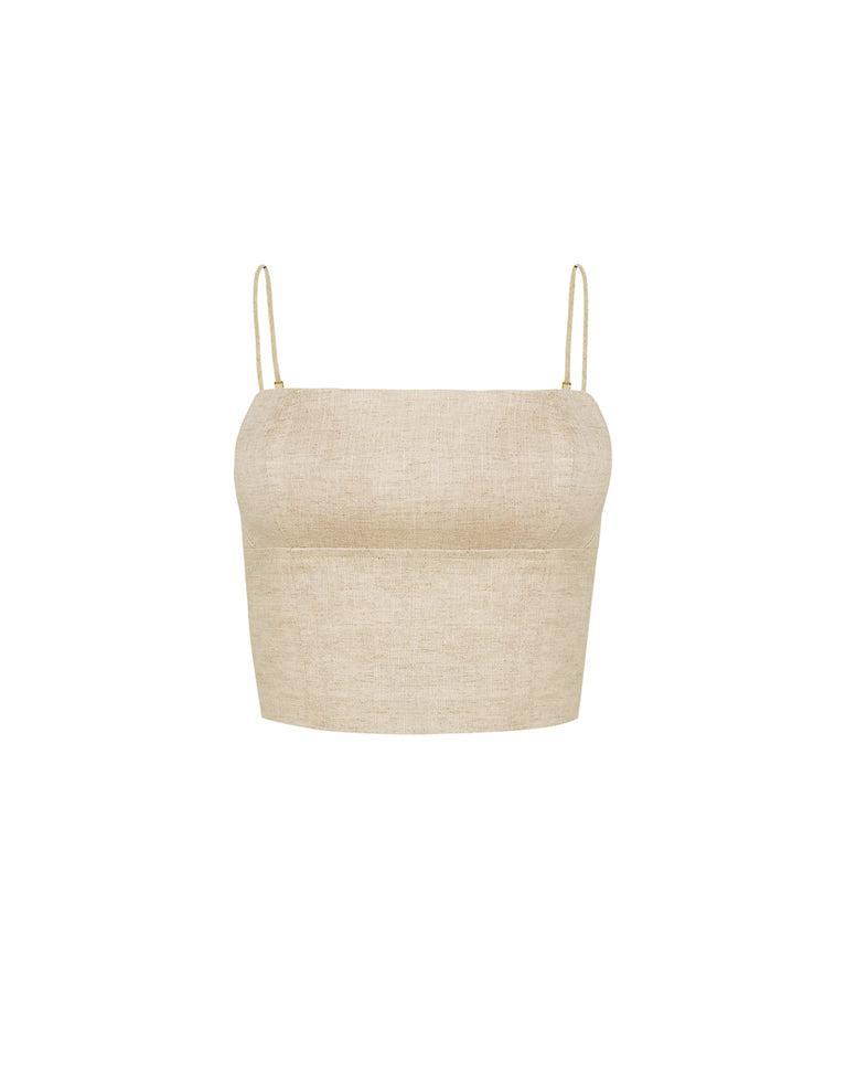 Whitney Tailored Pants - Natural Product Image