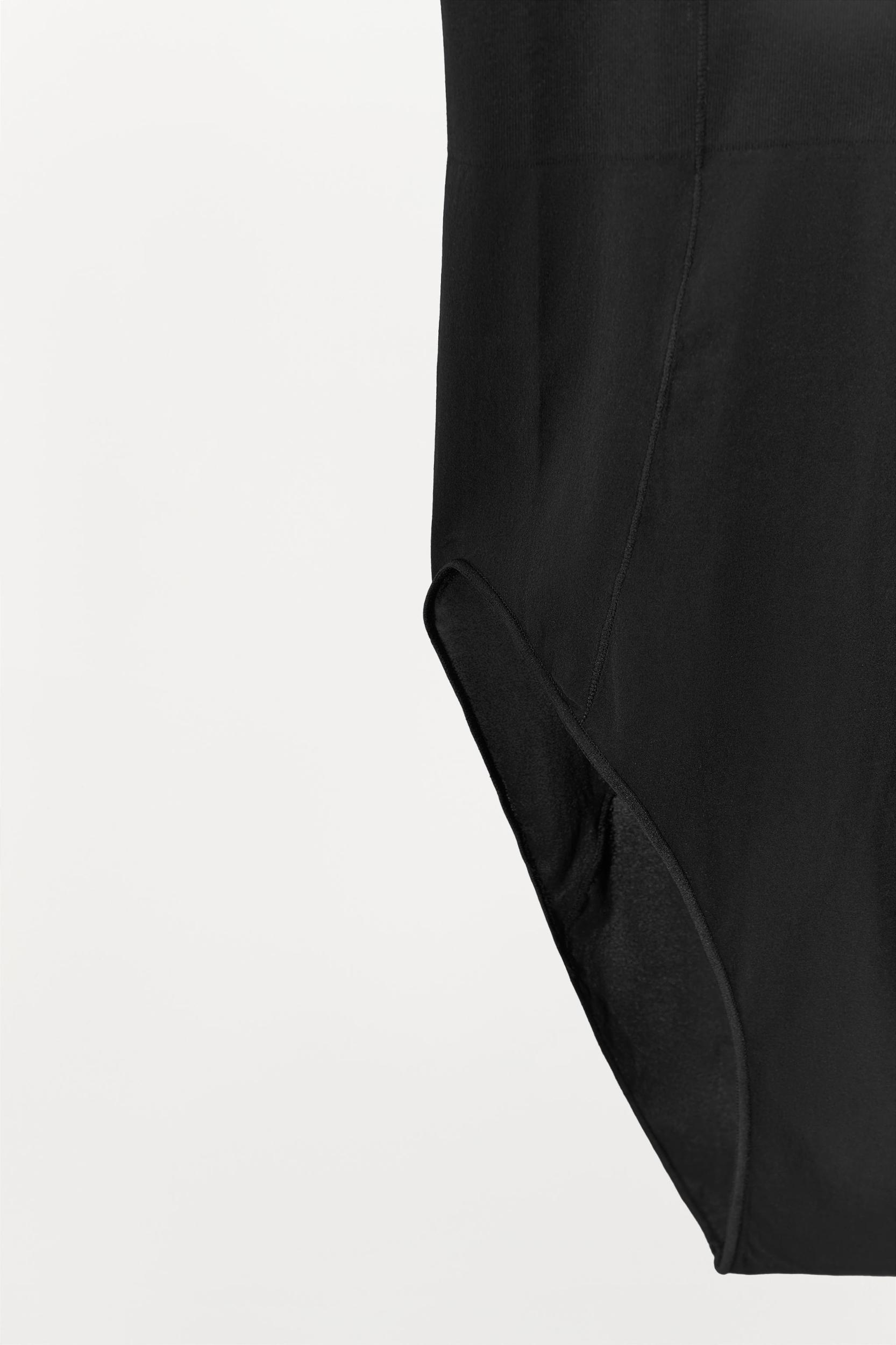 FITTED STRAPPY BODYSUIT WITH SEAMS Product Image