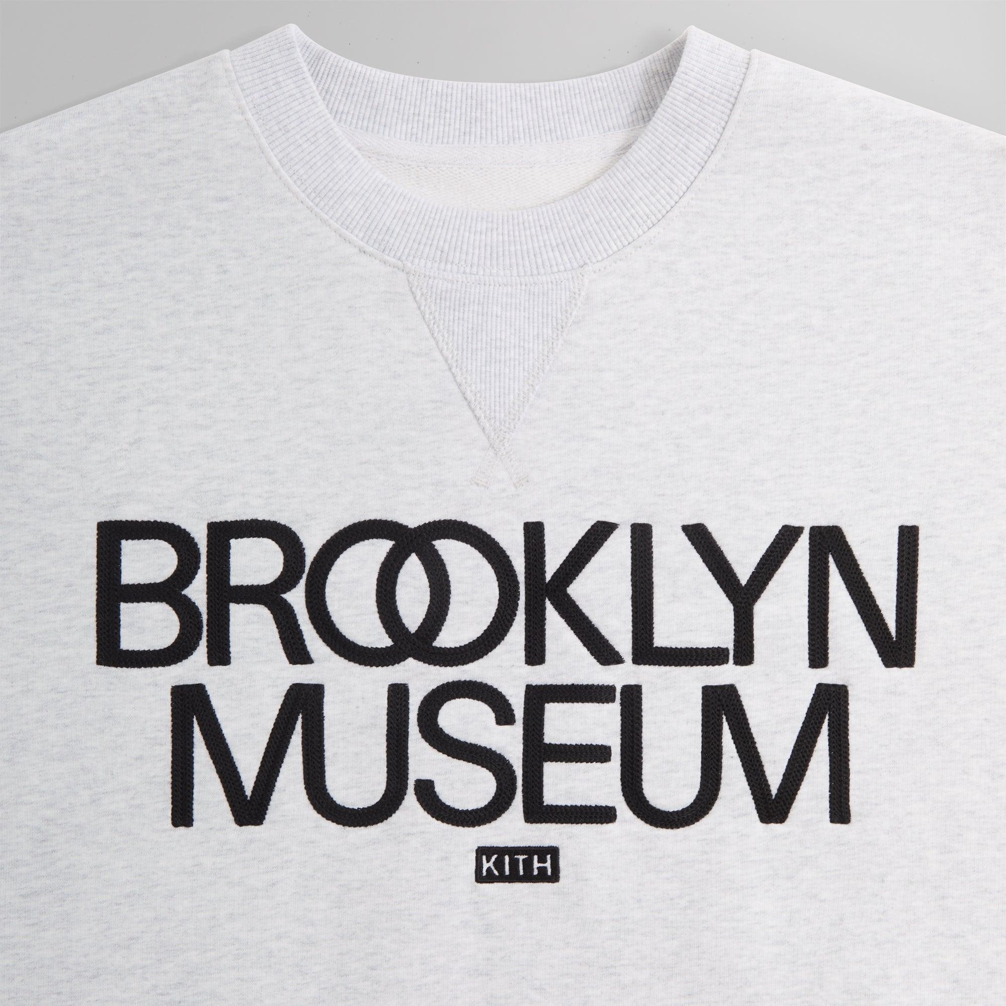 Kith for the Brooklyn Museum Nelson Crewneck - Light Heather Grey Male Product Image