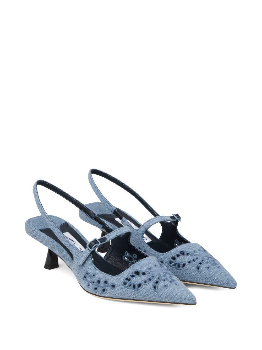 Didi embroidered slingback pumps Product Image