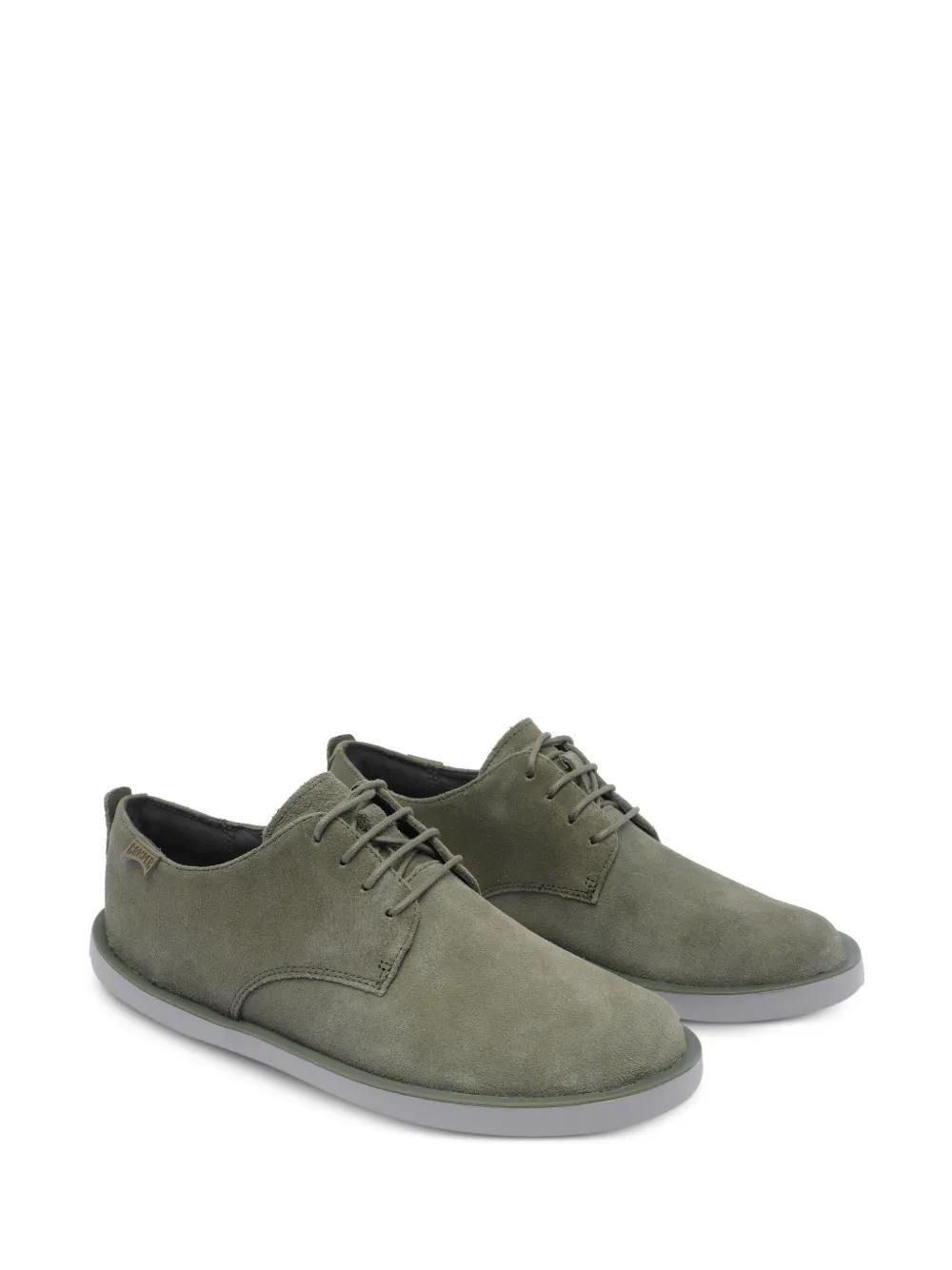 CAMPER Wagon Derby Shoes In Grün Product Image