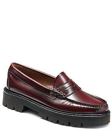 G.H. Bass Whitney Super Lug Weejun Leather Penny Loafers Product Image