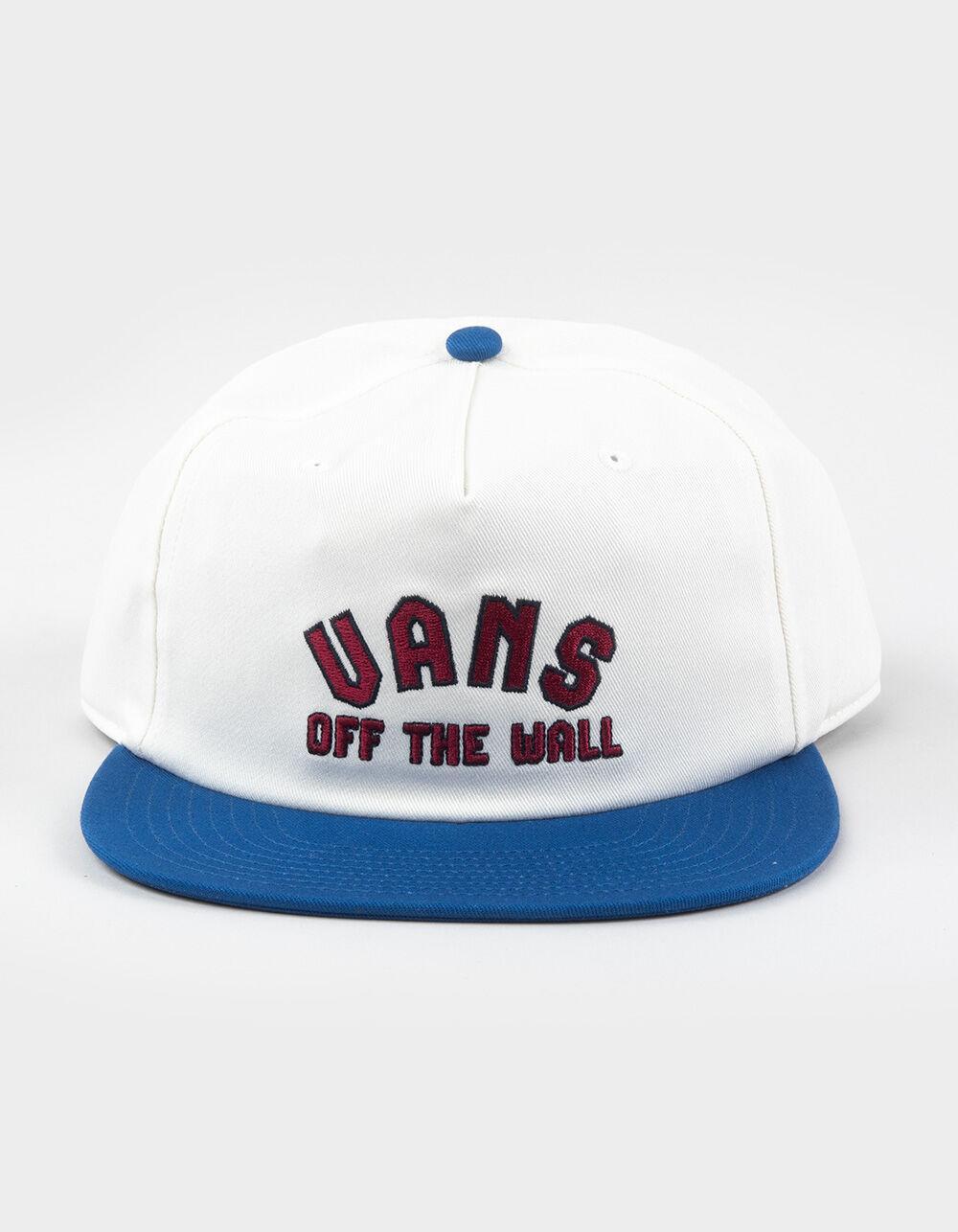 VANS Design Co. Low 5 Panel Snapback Hat - BLUE/WHT Product Image
