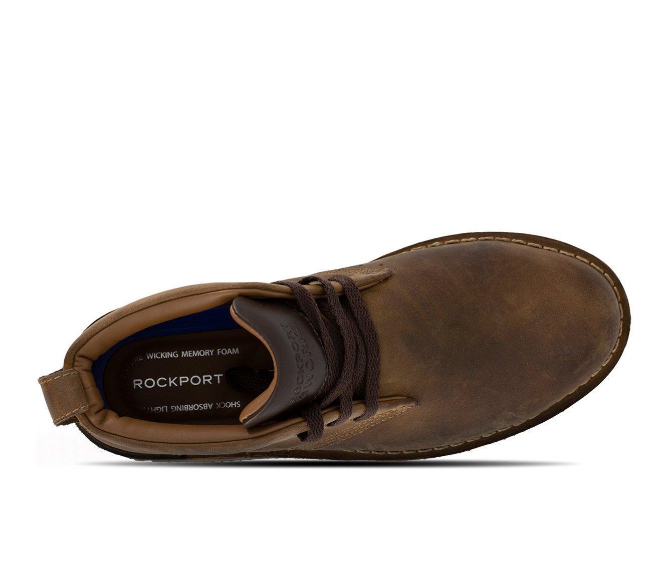 Men's Rockport Works Prestige Point Steel Toe Work Boots Product Image