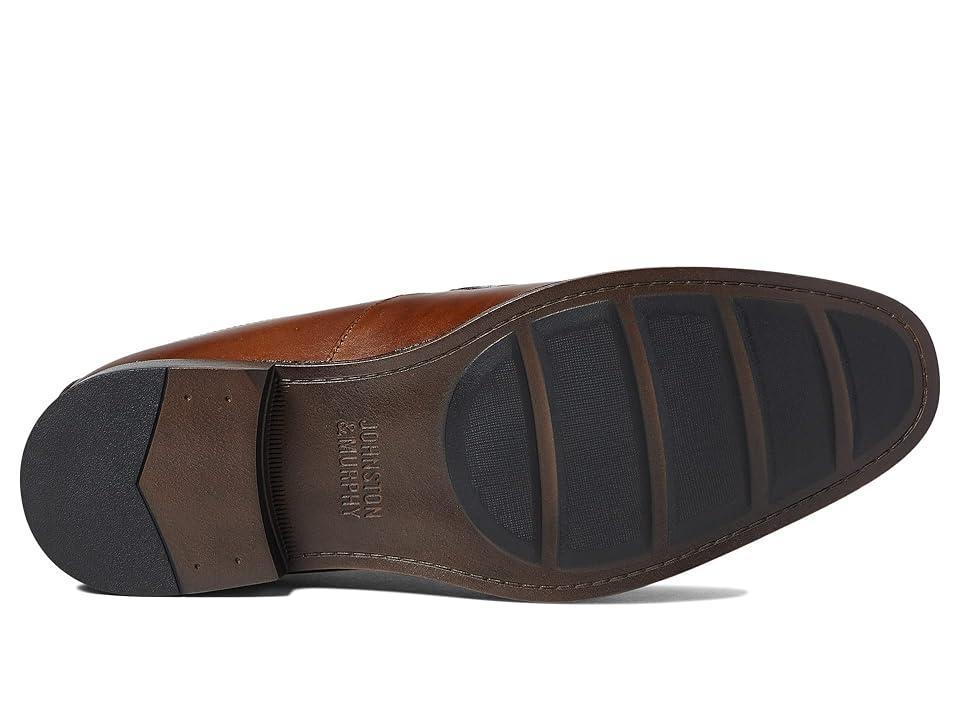Johnston  Murphy Mens Lewis Leather Bike Toe Venetian Loafers Product Image