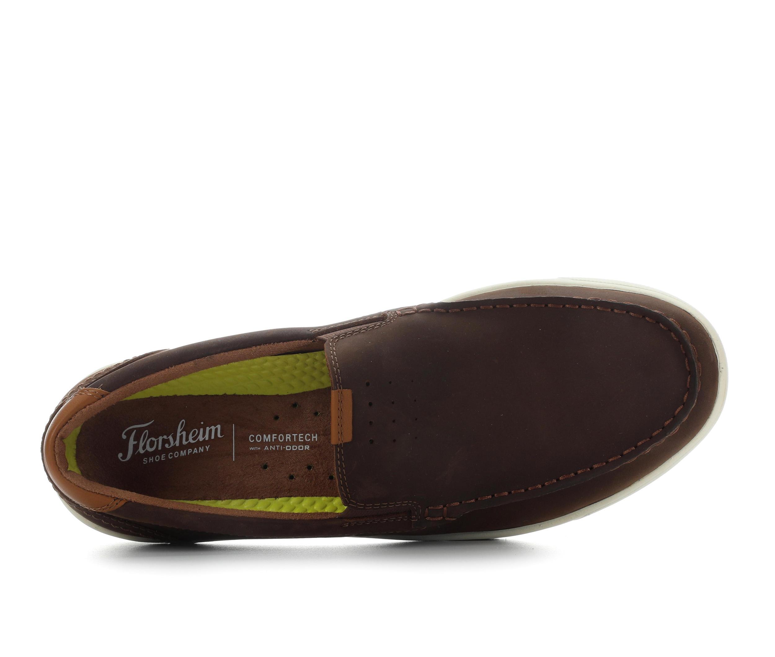 Men's Florsheim Crossover Moc Toe Slip On Casual Loafers Product Image