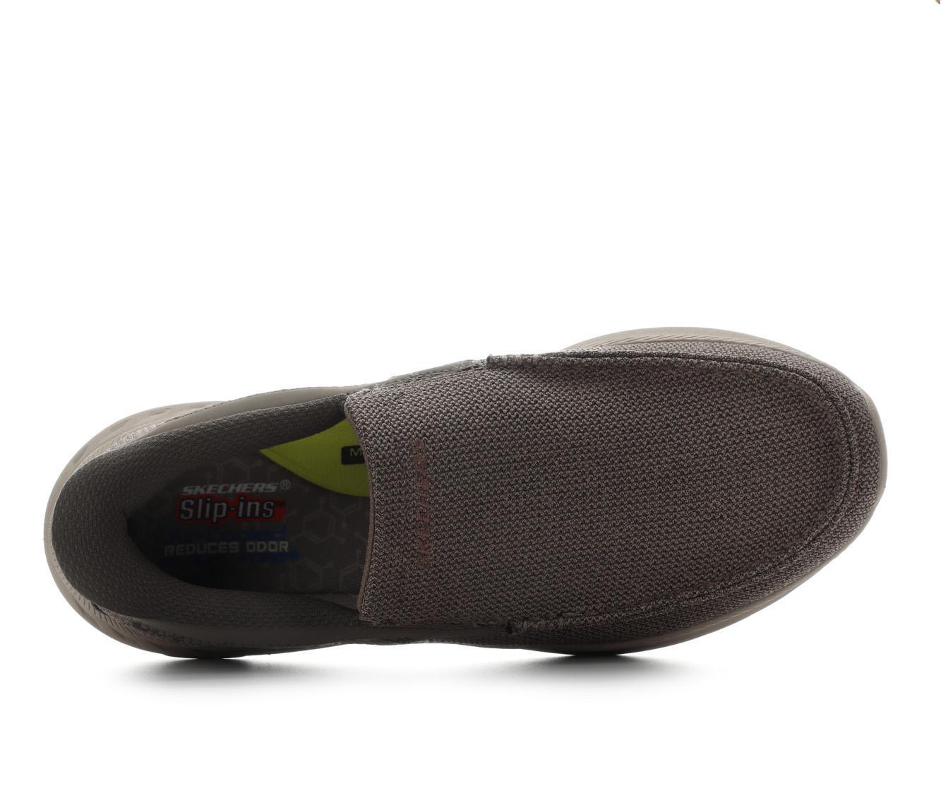 Men's Skechers 210828 Zachary Leather Slip-Ins Oxfords Product Image