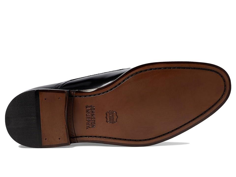 Johnston  Murphy Mens Bradford Leather Moc-Toe Lace Up Oxfords Product Image