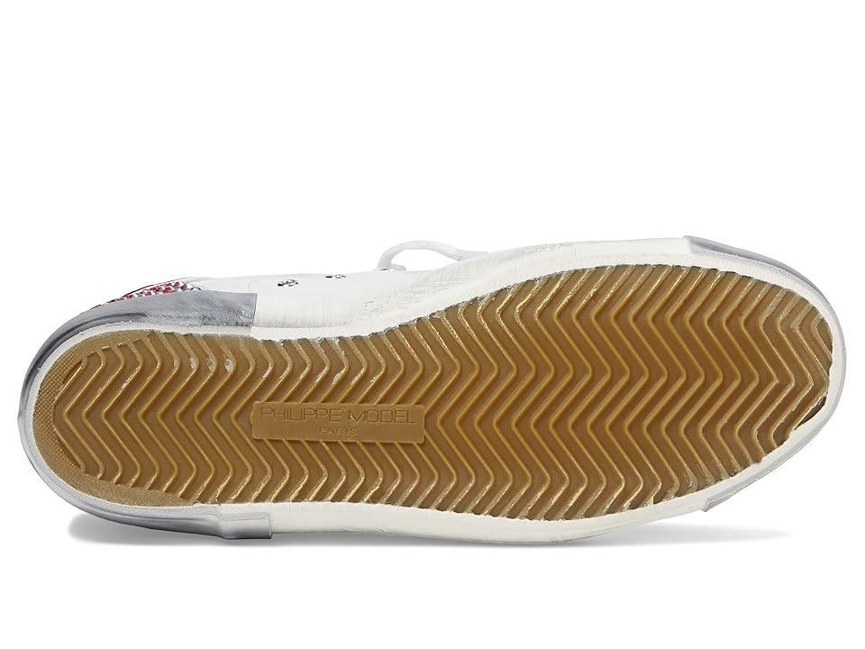 Philippe Model PRSX Low Sneaker (Veau Diamant/Blanc Rose) Women's Shoes Product Image