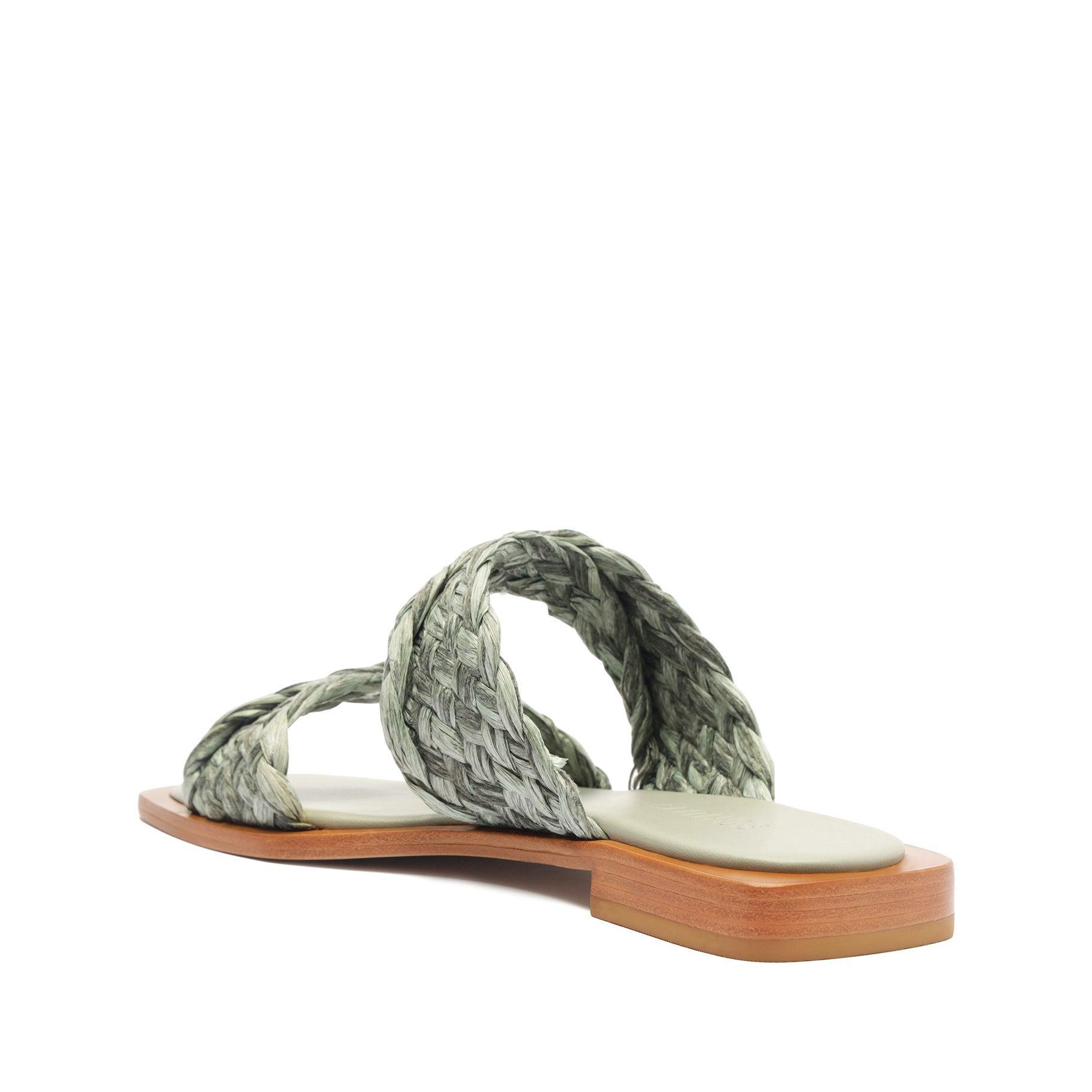 Amani Straw Flat Sandal Product Image