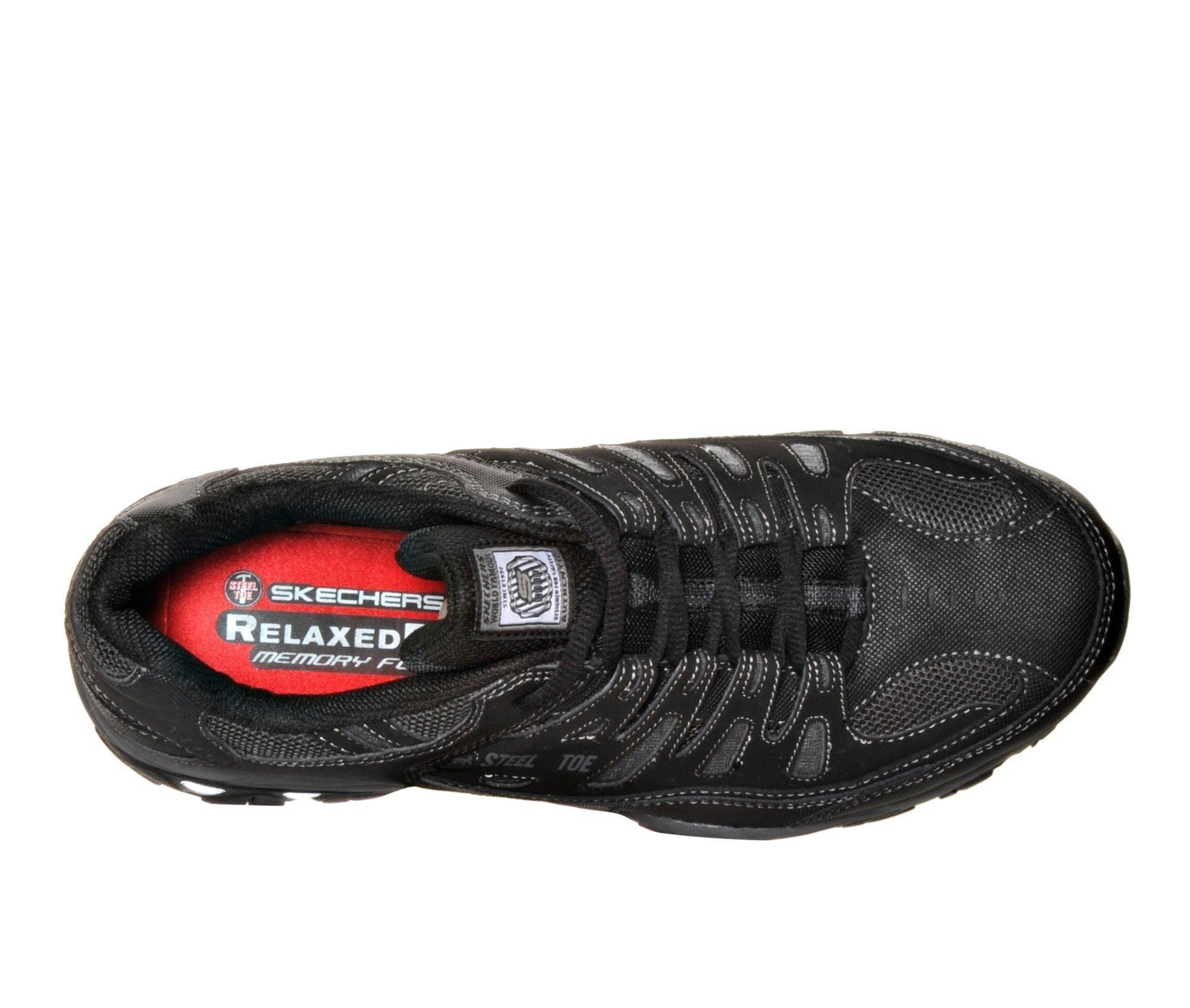 Men's Skechers Work 77055 Cankton Steel Toe Work Shoes Product Image