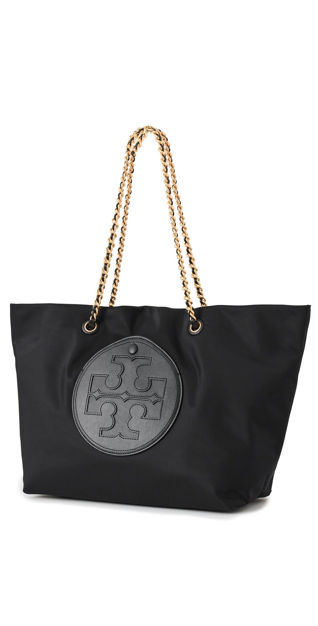 Ella Leather Chain Tote Bag Product Image