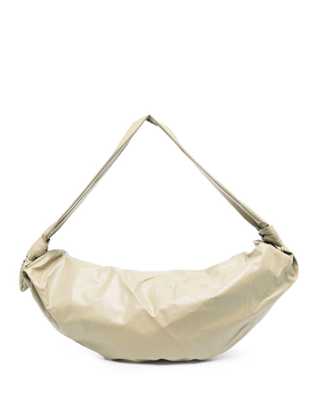 Croissant leather shoulder bag Product Image