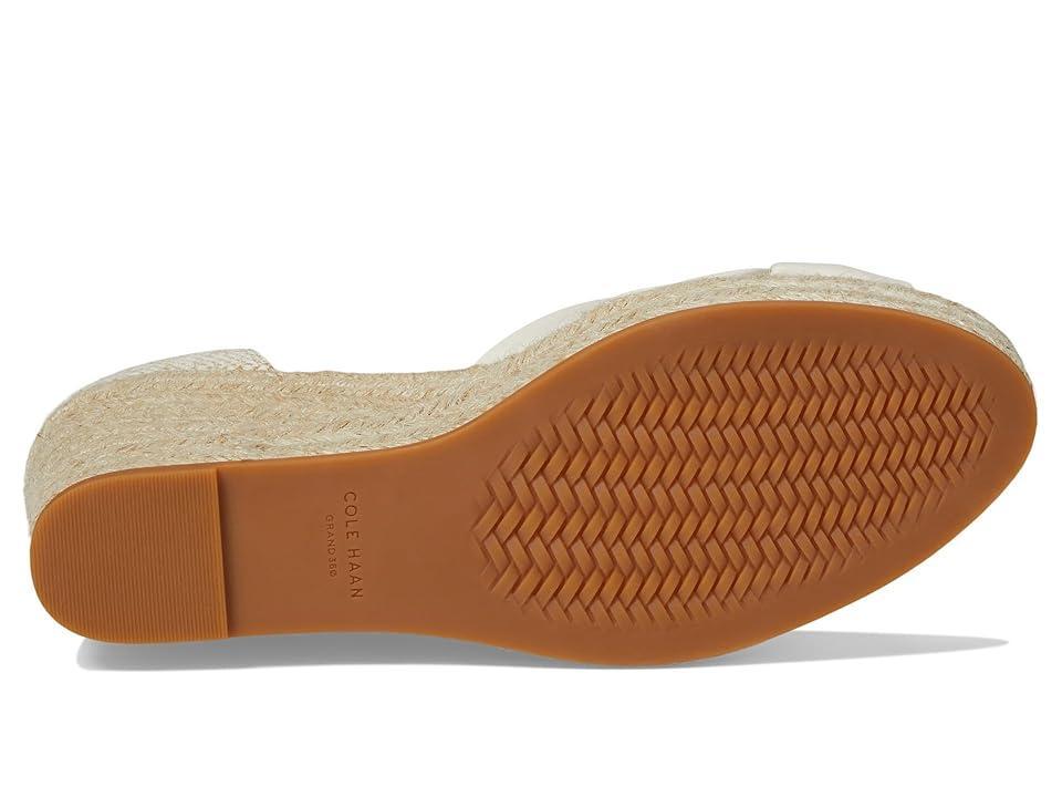 Cole Haan Cloudfeel Hampton Sandals (Ivory Leather/Natural Canavs) Women's Sandals Product Image