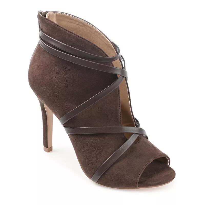 Journee Samara Womens High Heel Ankle Boots Product Image