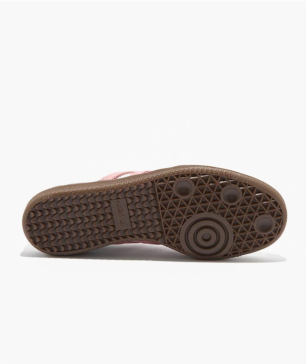 adidas Samba OG Cloud White & Mauve Shoes Product Image