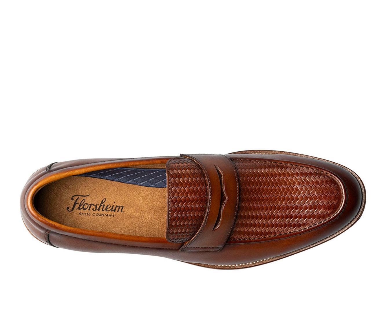 Men's Florsheim Rucci Weave Moc Toe Penny Dress Loafers Product Image