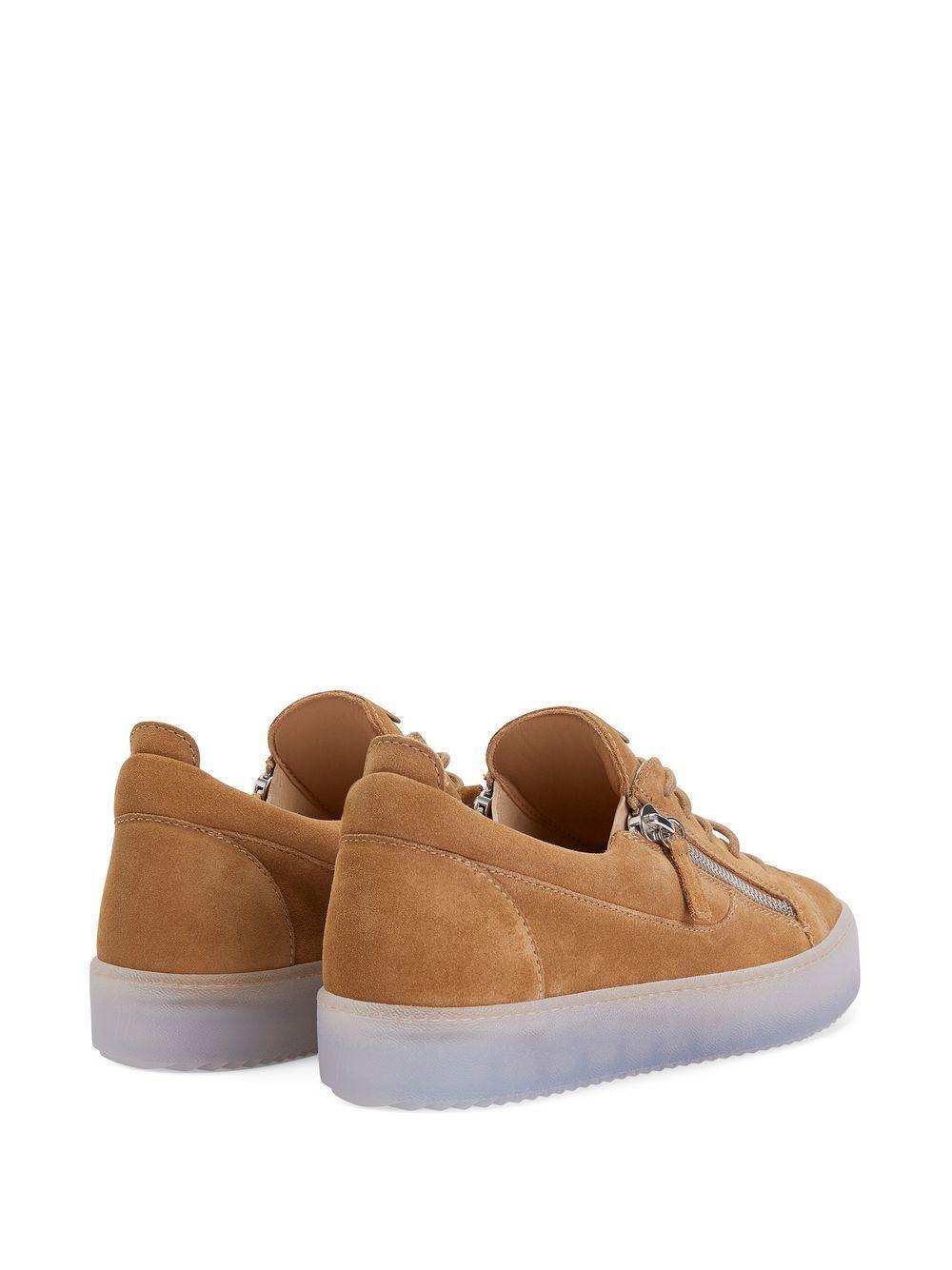 zip-detail low-top sneakers  Product Image