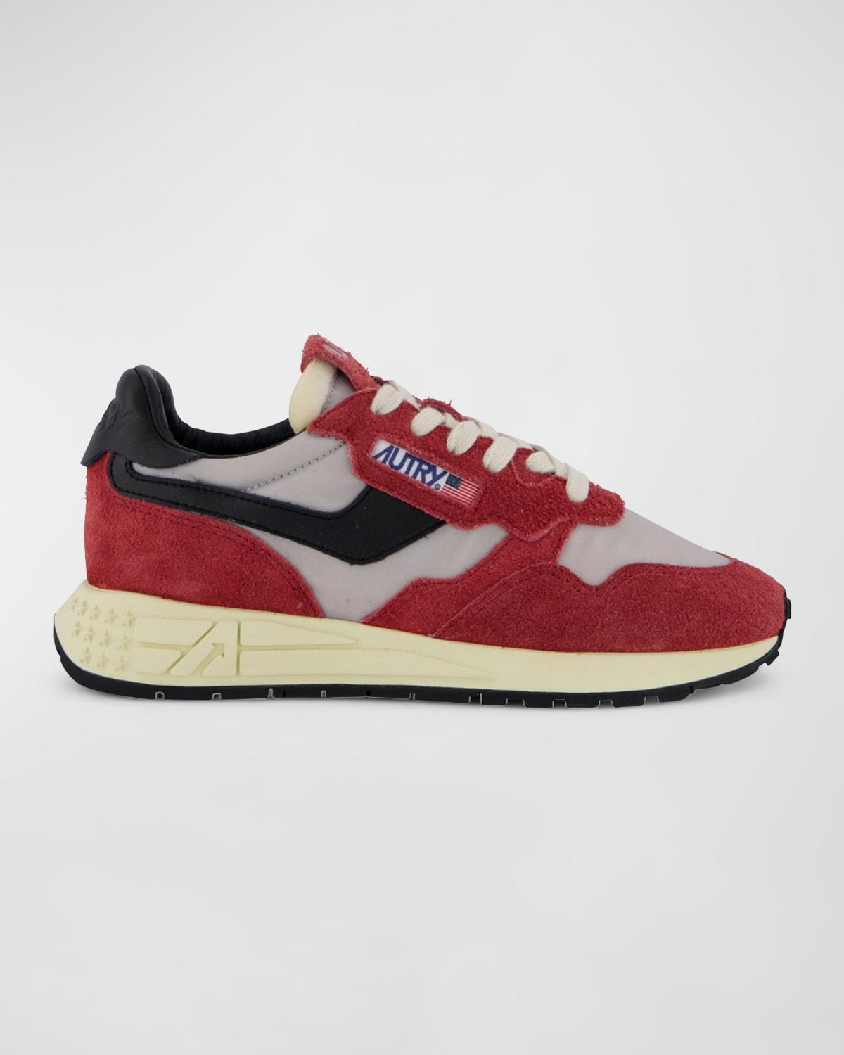 Men's Reelwind Low-Top Leather Trainer Sneakers Product Image
