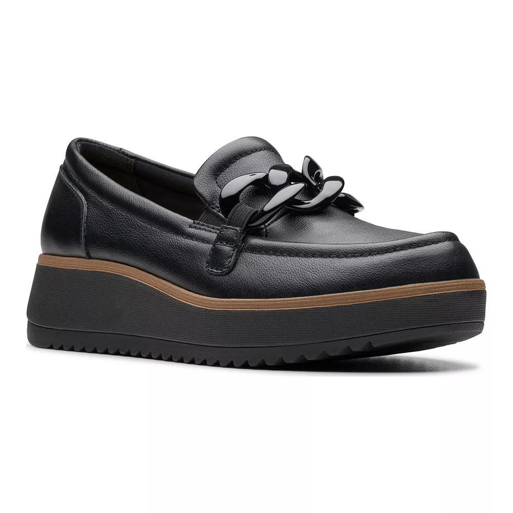 Clarks Zylah May Womens Leather Slip-On Shoes Product Image