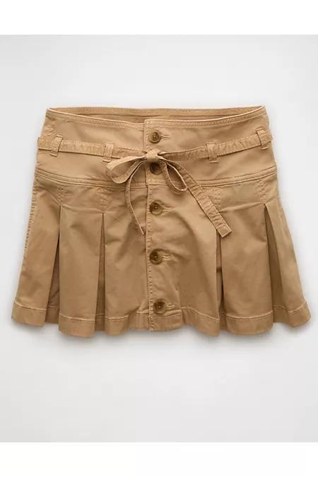 AE Stretch Low-Rise Pleated Mini Skort Women's Product Image