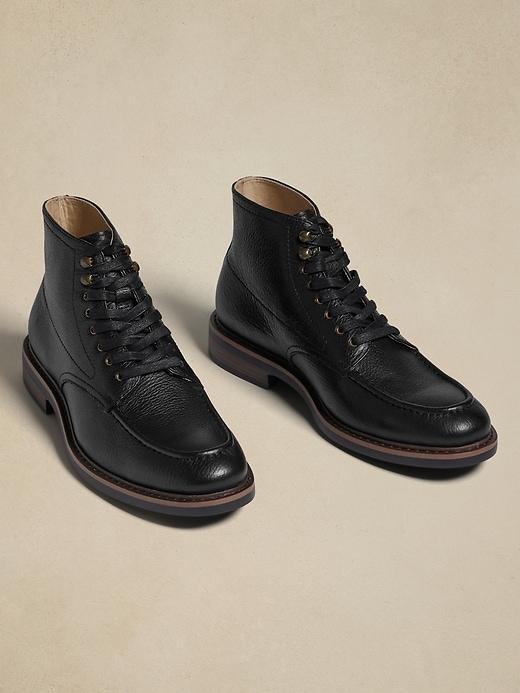 Moc-Toe Leather Boot Product Image