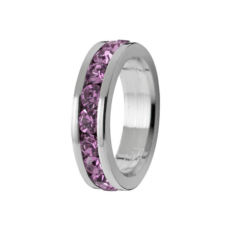 Traditions Jewelry Company Sterling Silver Crystal Birthstone Rondelle Charm, Women's, November Product Image
