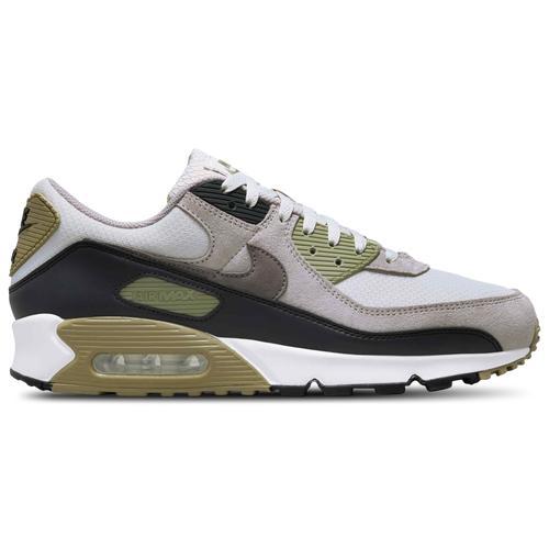 Nike Mens Air Max 90 Casual Shoes in White/Light Smoke Grey/Hyper Royal Product Image