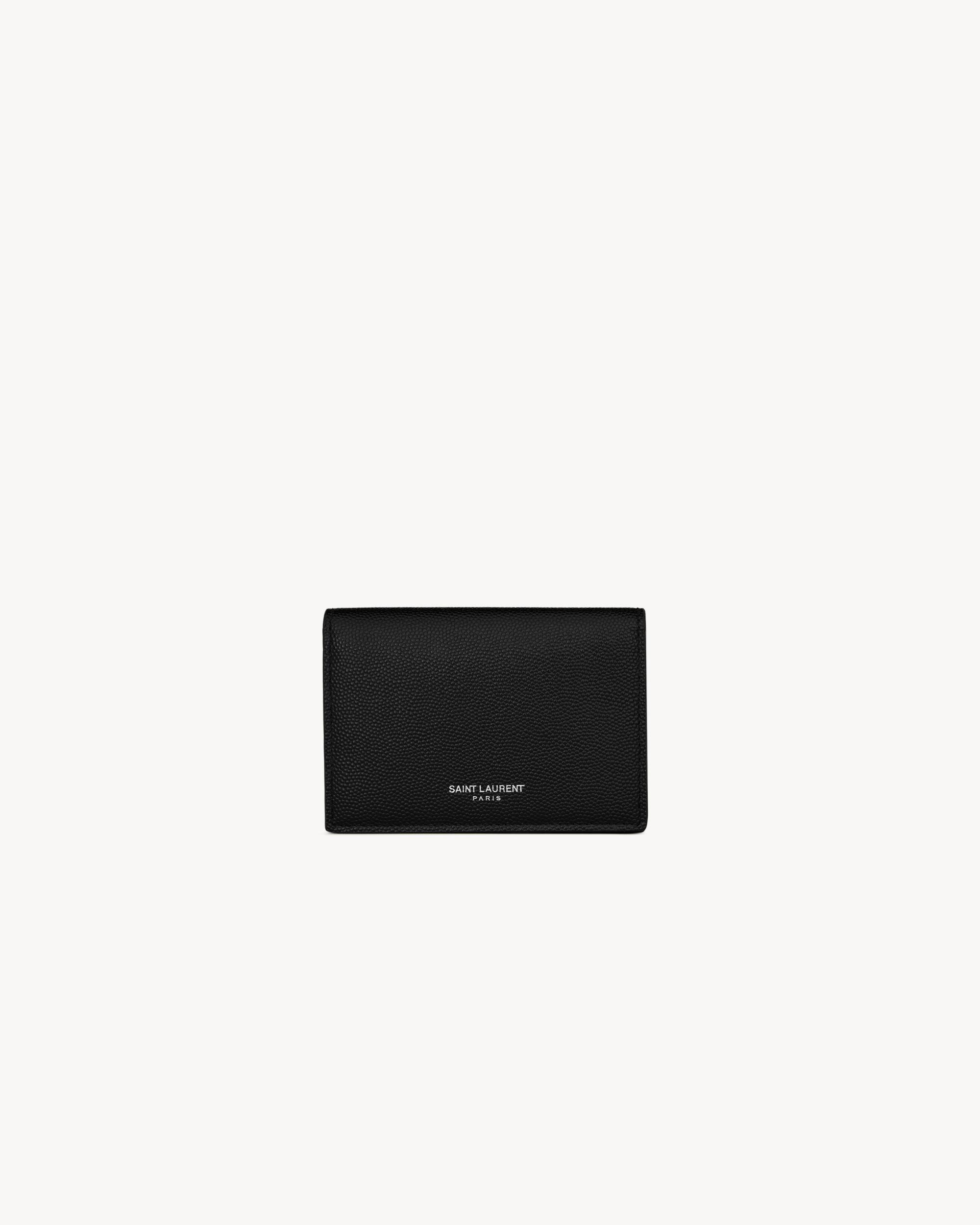 TINY CASSANDRE card case in grained leather Product Image