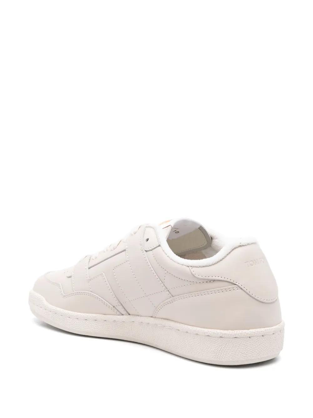 logo-debossed leather sneakers Product Image