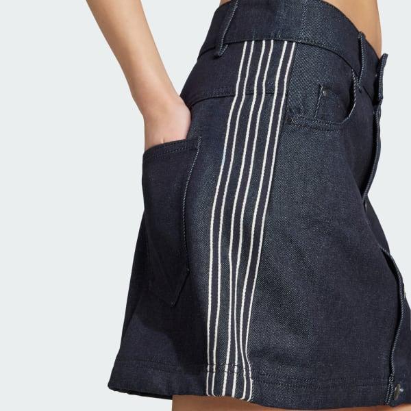 adidas Denim Skirt Indigo Denim 26 Womens Product Image