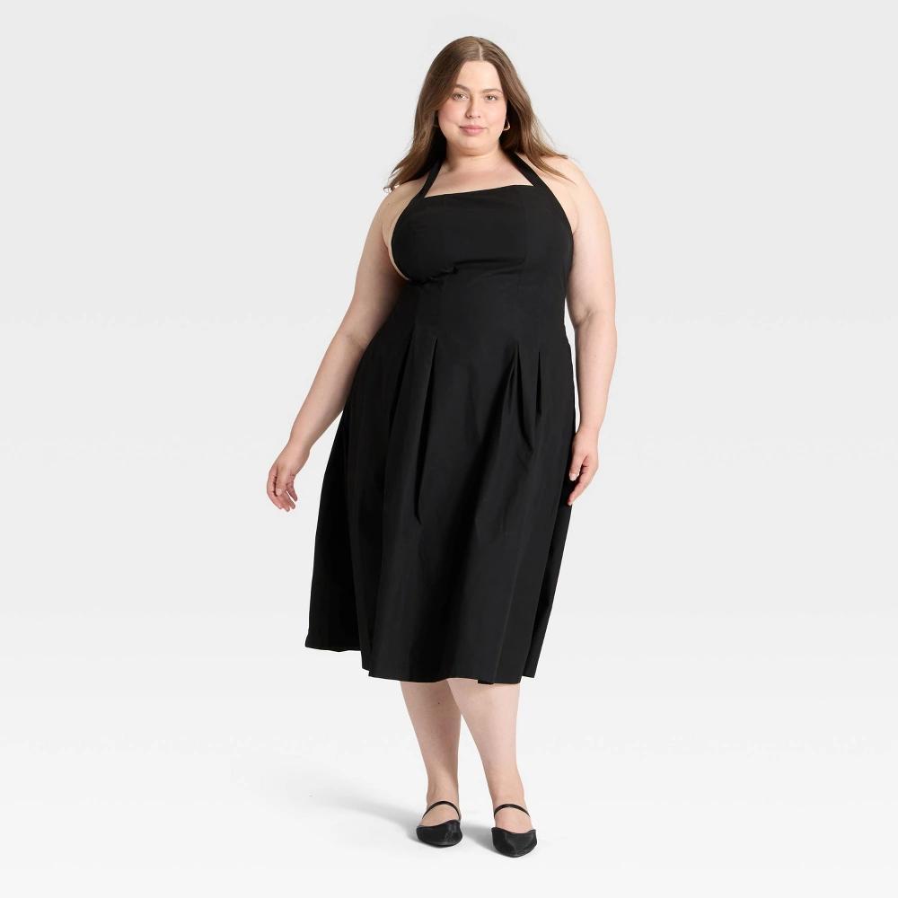 Women's Midi Halter Dress - A New Day™ Product Image
