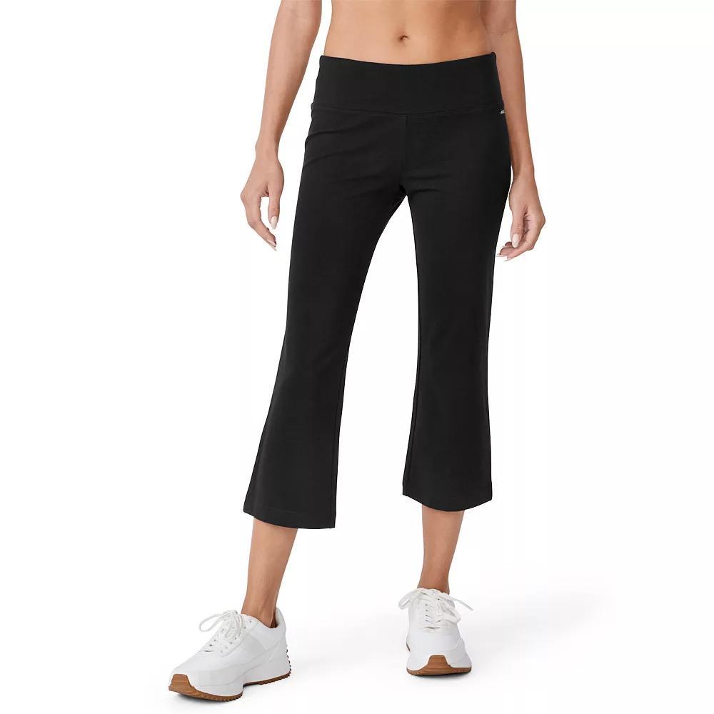 Jockey Sport® Slim Flare Capris, Women's, Size: Small, Deep Black Product Image