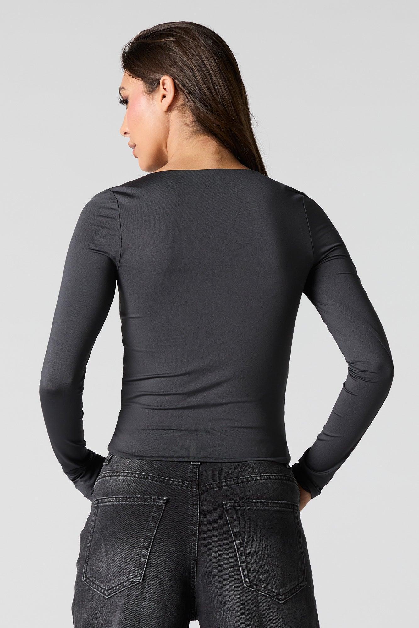 Contour Square Neck Long Sleeve Top Female Product Image