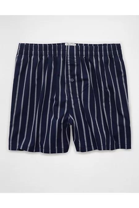 AEO Men's Striped Poplin Pocket Boxer Short Men's Product Image
