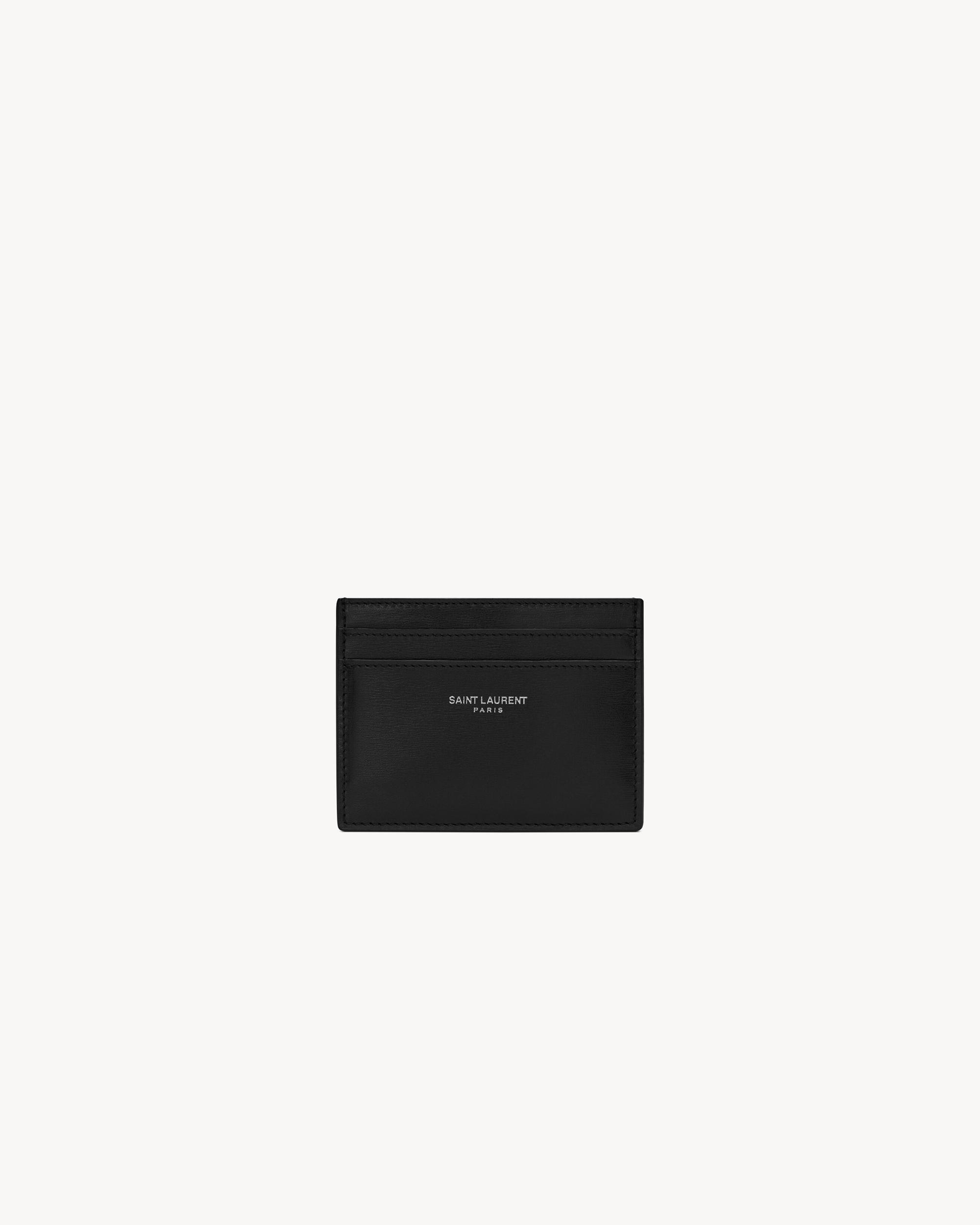 TINY CASSANDRE card case in grained leather Product Image
