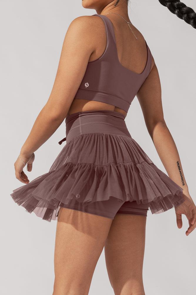 Pirouette Skort - Peppercorn Product Image