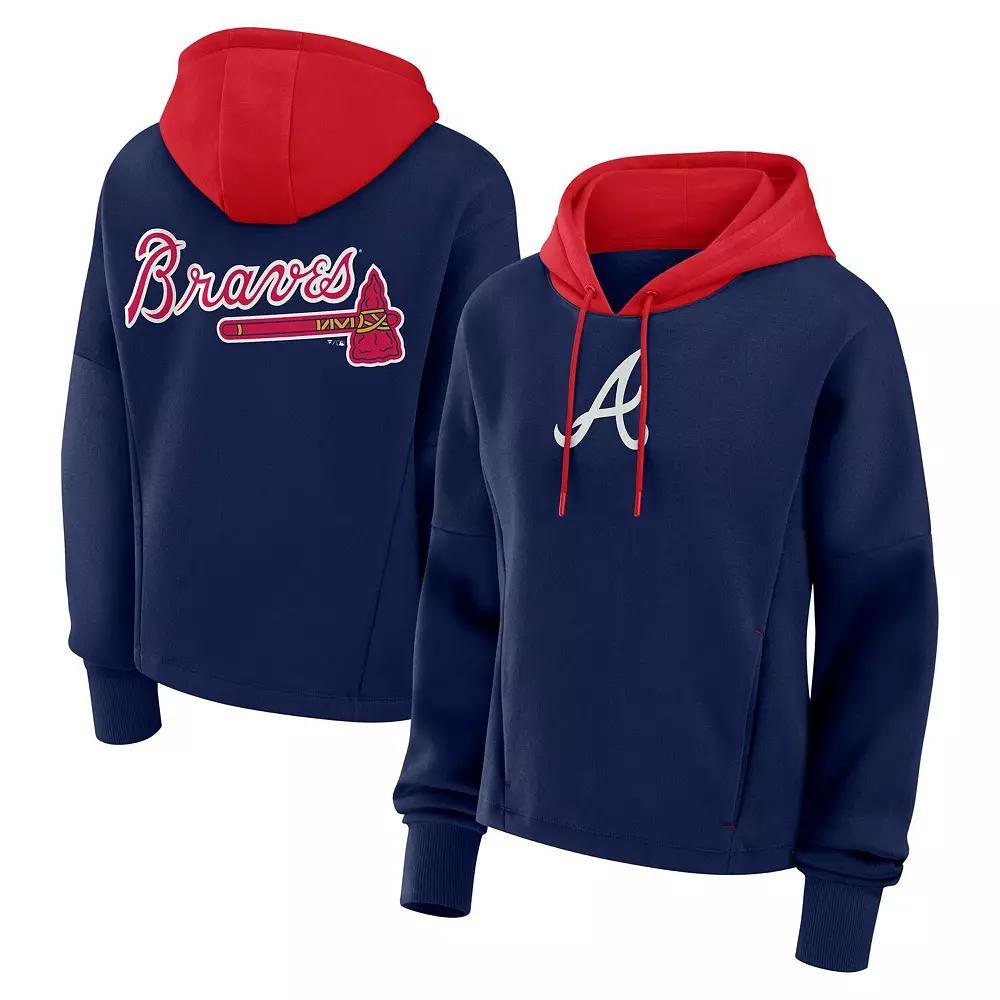 Women's Fanatics Navy New York Yankees Oversized Legacy Favorite Spectator Pullover Hoodie, Size: XL, Blue Product Image