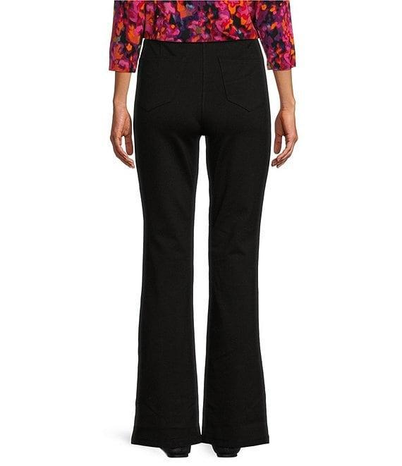 Intro Bella Double Knit Ponte Slimming Waist Pull-On Boot Leg Pants Product Image