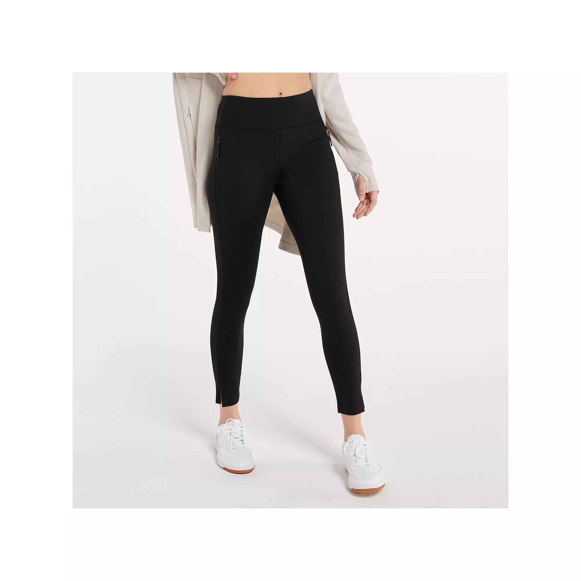Women's FLX Elevate High-Rise Ponte Ankle Pants, Size: Medium, Black Product Image