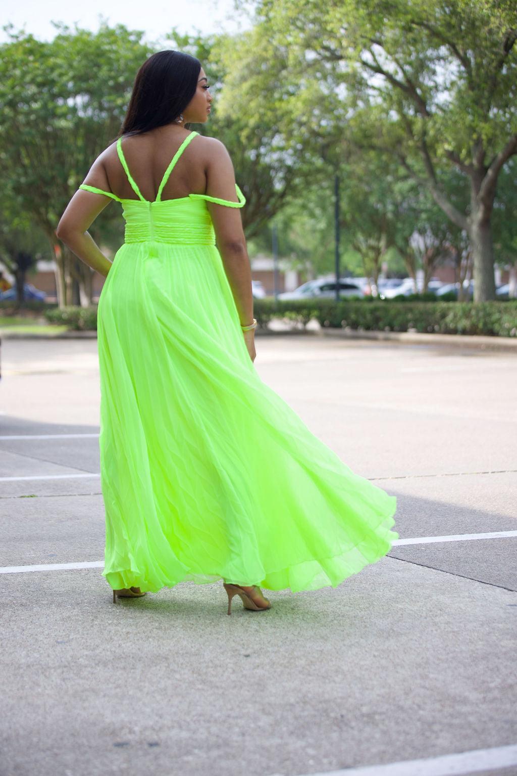 Angie Neon Dress Product Image