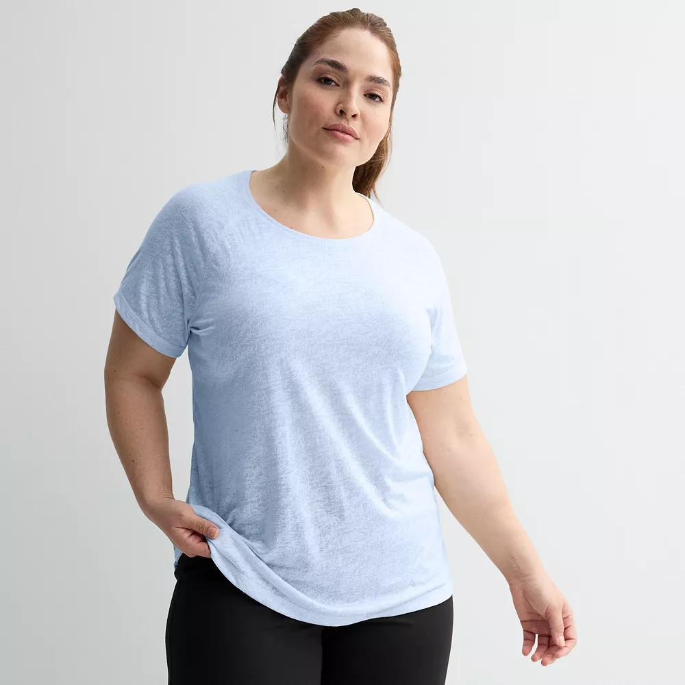 Plus Size Tek Gear Core Raglan Tee, Womens Product Image