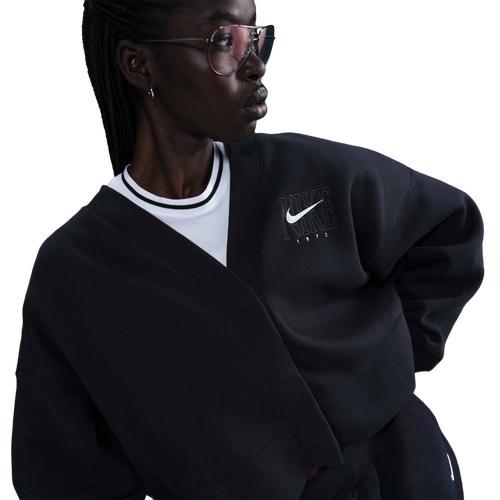 Nike Sportswear Phoenix Fleece Women's Over-Oversized Graphic Cardigan Product Image