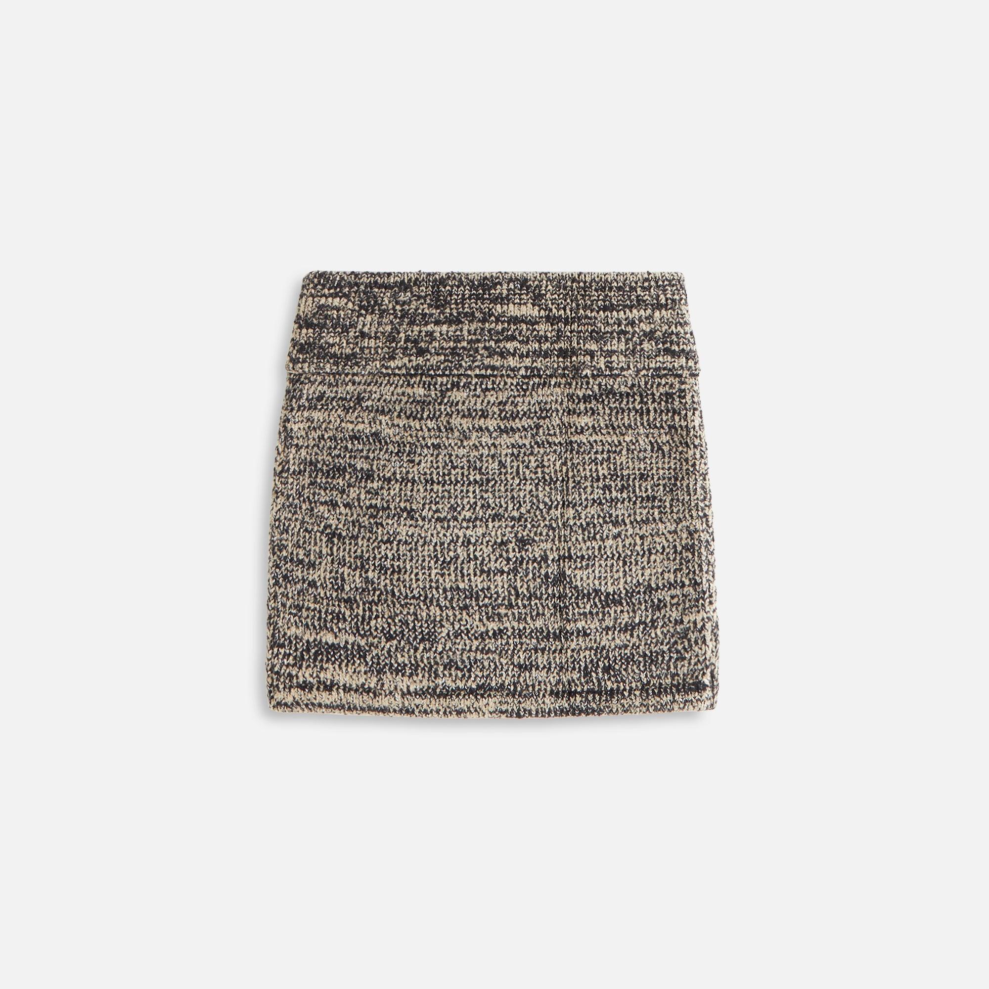 Kith Women Arys Chenille Mini Skirt - Black Female Product Image
