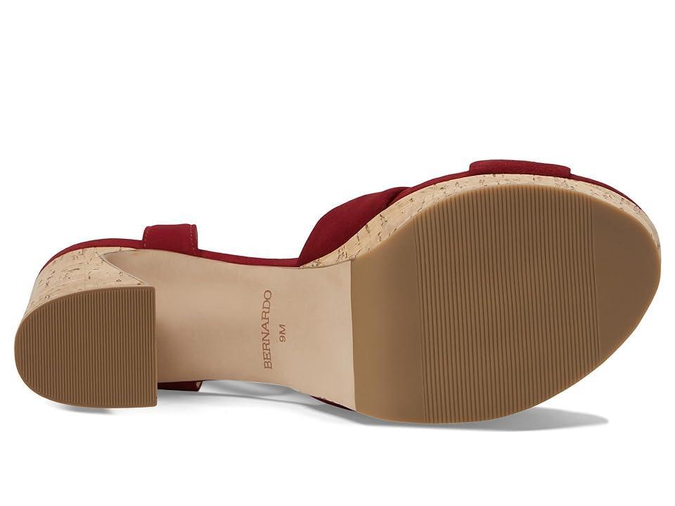 Womens Veronika Leather Platform Sandals Product Image