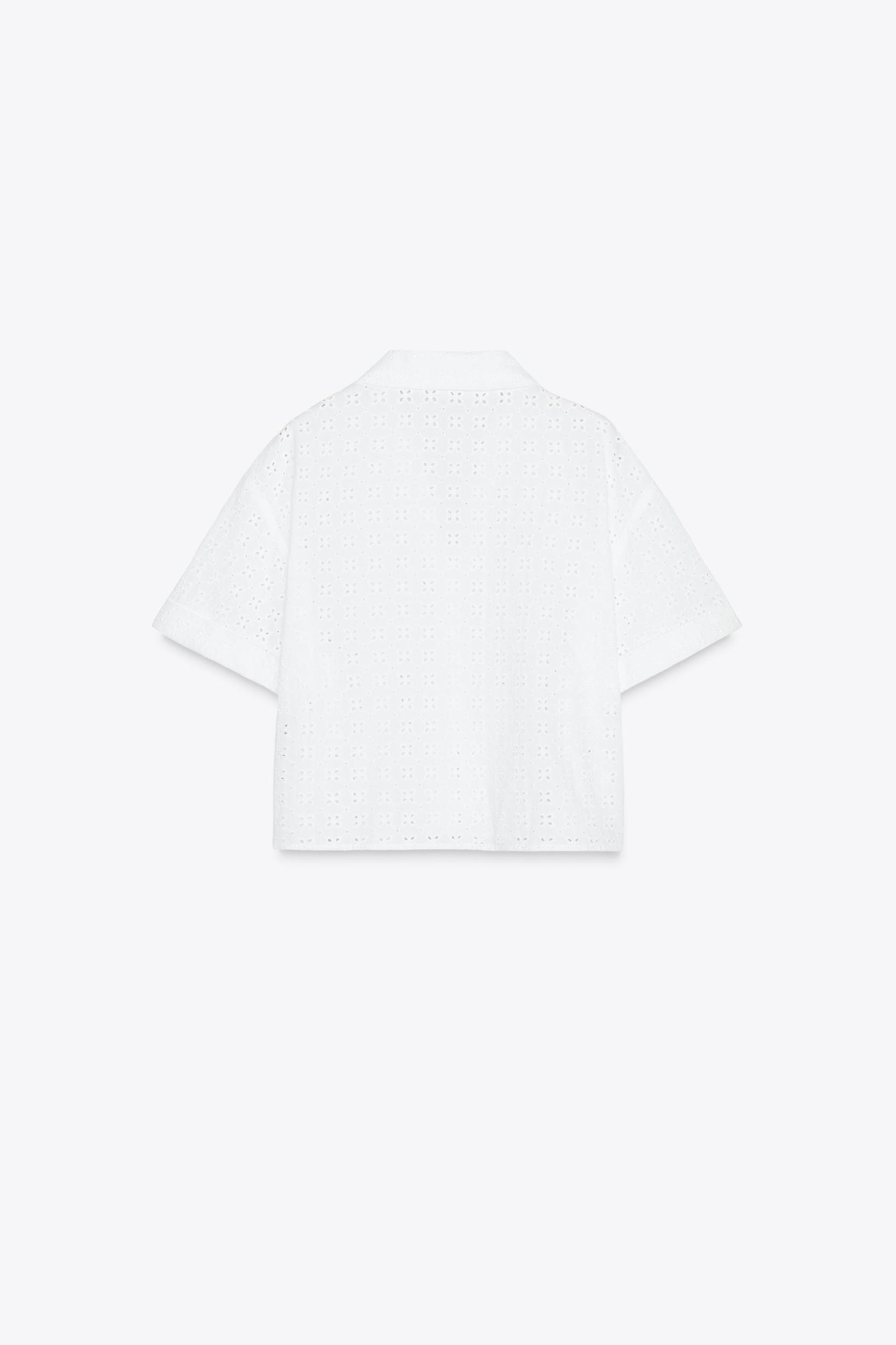 OPENWORK EMBROIDERY SHIRT Product Image