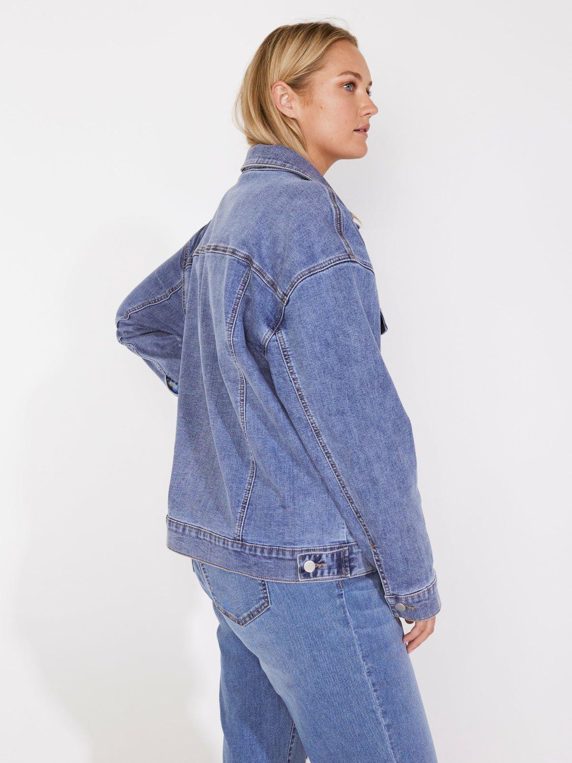 Westport Trucker Denim Jacket - Plus Product Image