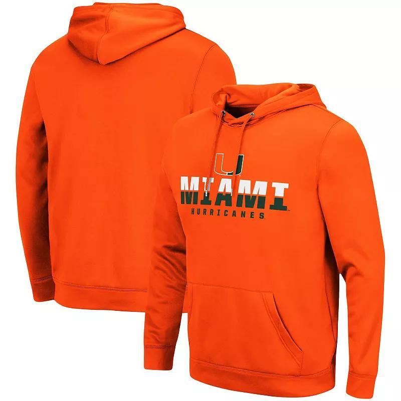 Men's Colosseum Black Appalachian State Mountaineers Lantern Pullover Hoodie, Size: XL, App Black Product Image